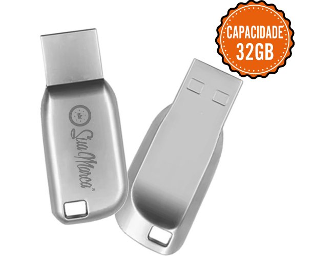 Mini Pen Drive Personalizado De Metal BLADE Com Capacidade De 32GB