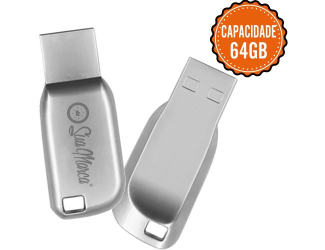 Mini Pen Drive Personalizado De Metal BLADE Com Capacidade De 64GB